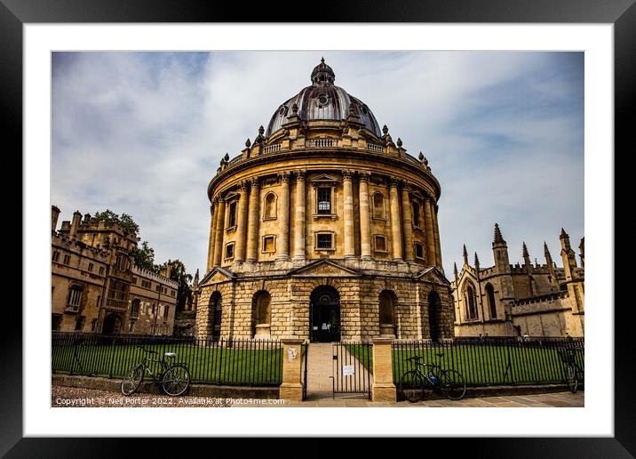 Bodleian Library Framed Mounted Print by Neil Porter