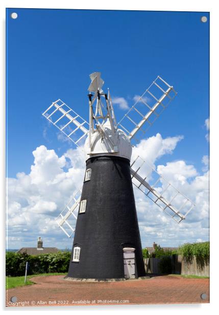 Ellis Windmill Acrylic by Allan Bell