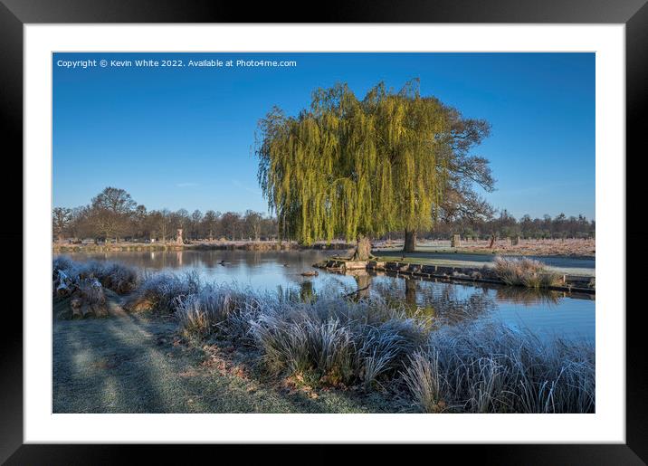 Early sun melting the morning frost Framed Mounted Print by Kevin White