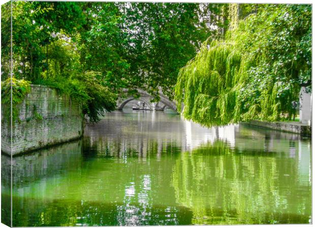 The Serene River Cam Canvas Print by Simon Hill