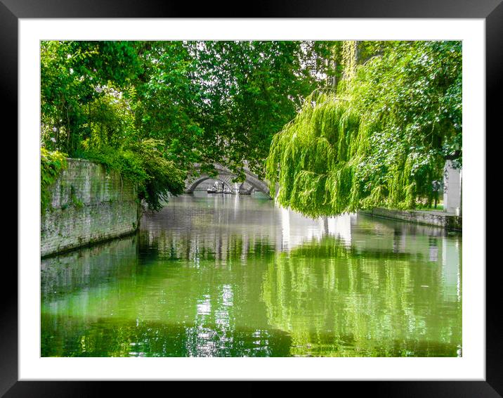 The Serene River Cam Framed Mounted Print by Simon Hill
