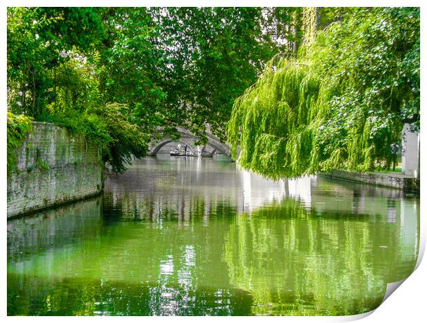 The Serene River Cam Print by Simon Hill
