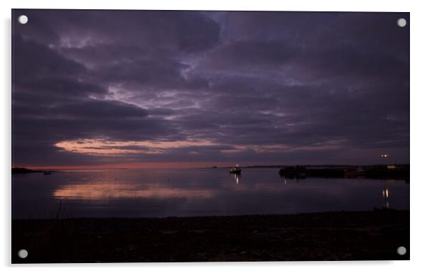 Holy Island Northumberland  Acrylic by David Thompson