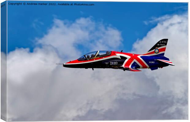 BAe Hawk T.1  Canvas Print by Andrew Harker