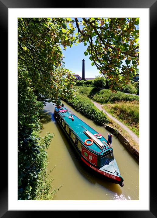 The Kennet & Avon Canal, Devizes, Wiltshire, UK Framed Mounted Print by Andrew Harker