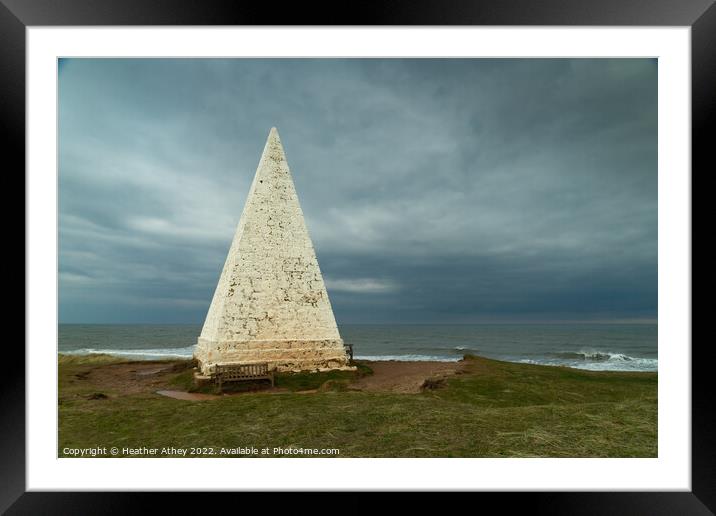 Emmanuel Head, Holy Island, Northumberland Framed Mounted Print by Heather Athey