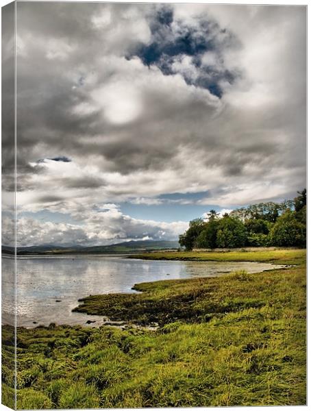 Along The Beauly Firth Canvas Print by Jacqi Elmslie