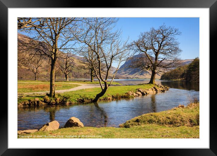 Buttermere Lake District  Framed Mounted Print by Pearl Bucknall
