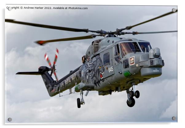 Westland Lynx HMA.8DSP Acrylic by Andrew Harker