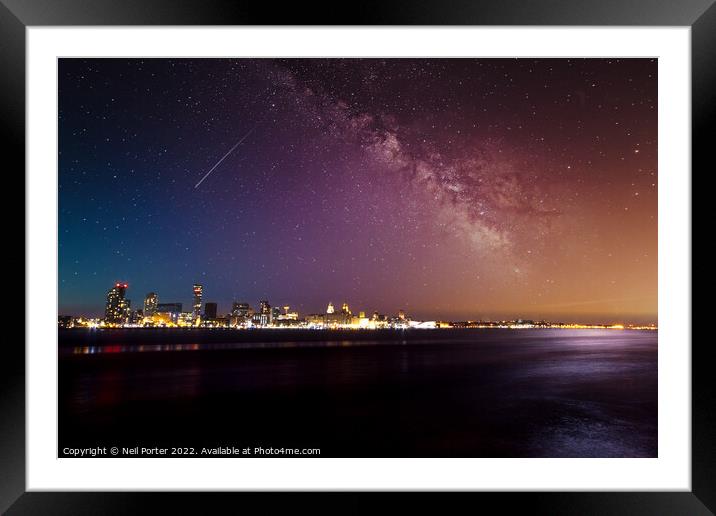 Mersey magic Framed Mounted Print by Neil Porter