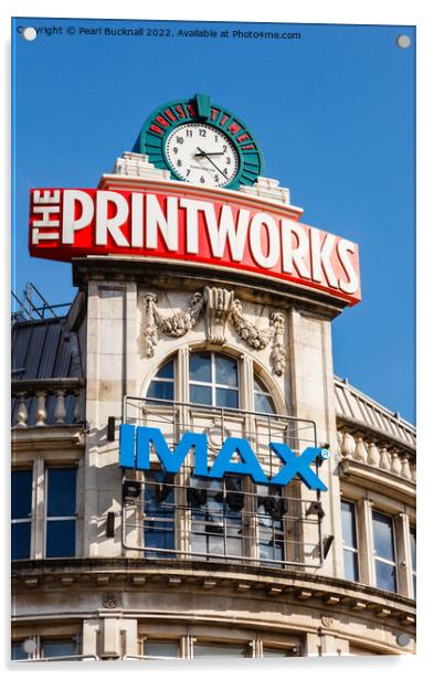 The Printworks Manchester Acrylic by Pearl Bucknall