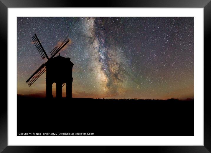Midnight Mill Framed Mounted Print by Neil Porter