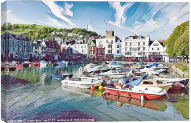 Serenity at Dartmouth Canvas Print by Roger Mechan