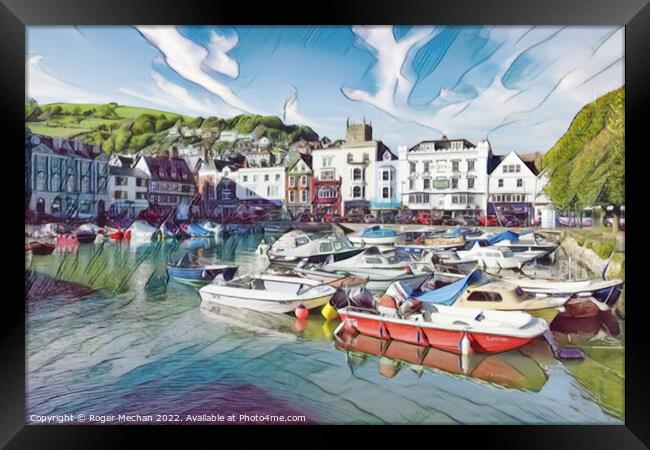 Serenity at Dartmouth Framed Print by Roger Mechan