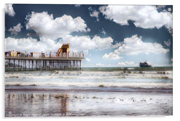 Coastal Serenity Acrylic by Roger Mechan