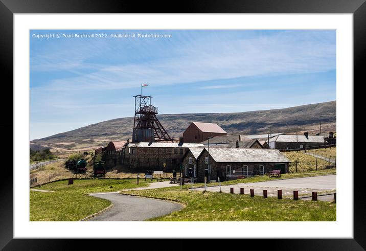 Big Pit National Coal Museum Wales Framed Mounted Print by Pearl Bucknall