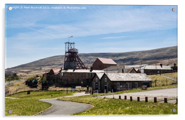 Big Pit National Coal Museum Wales Acrylic by Pearl Bucknall