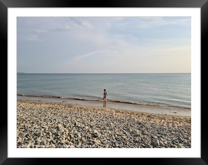 Outdoor oceanbeach Framed Mounted Print by Mark Storey