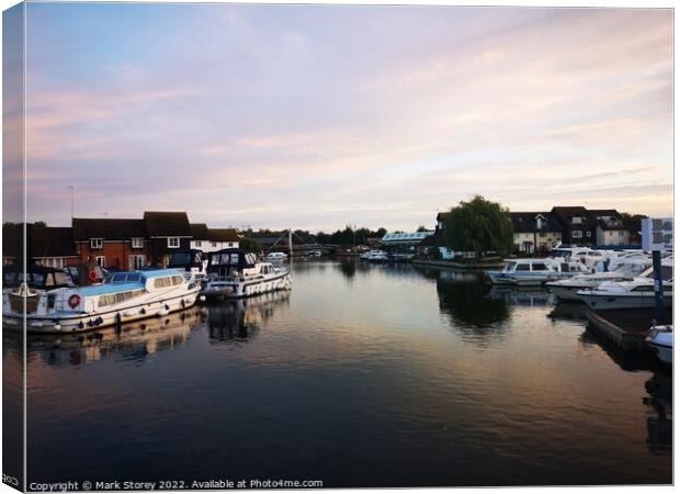 Wroxham Harbour Canvas Print by Mark Storey