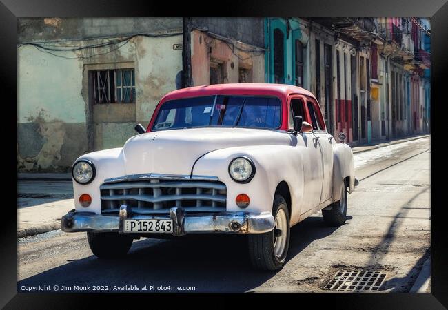 Back Street Classic, Havana Framed Print by Jim Monk