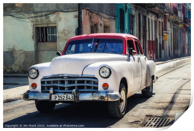 Back Street Classic, Havana Print by Jim Monk