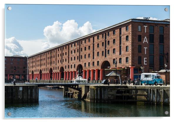 Entrance to the Albert Dock Acrylic by Jason Wells