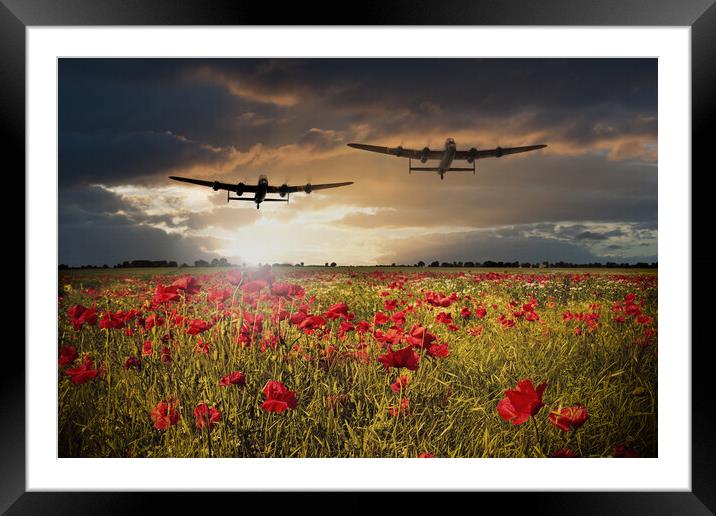 Lancasters Remembrance  Framed Mounted Print by J Biggadike