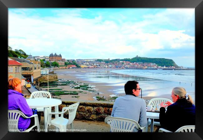 Alfresco view, Scarborough, Yorkshire. Framed Print by john hill
