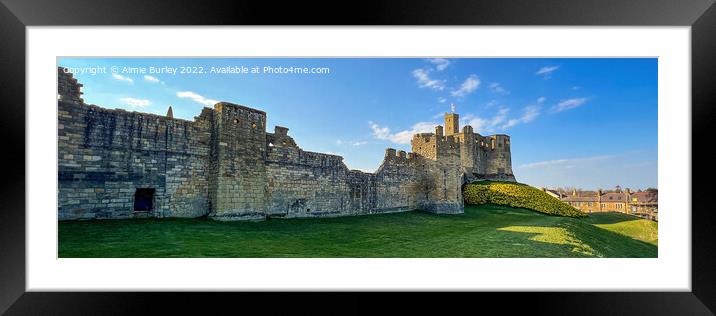 Warkworth Panoramic  Framed Mounted Print by Aimie Burley