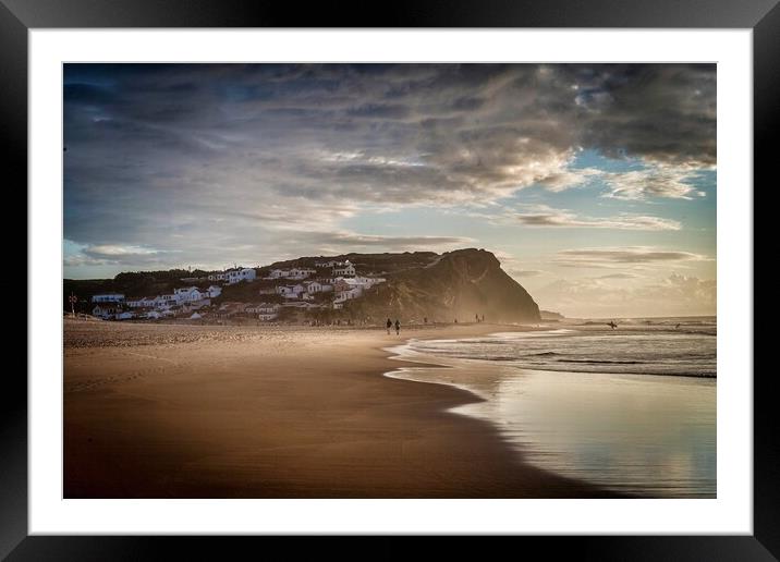 Algarve Portugal ocean beach Framed Mounted Print by Andy laurence