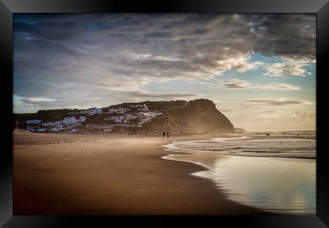Algarve Portugal ocean beach Framed Print by Andy laurence