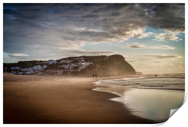 Algarve Portugal ocean beach Print by Andy laurence