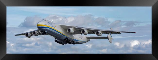 Antonov An-225 Mriya Framed Print by Derek Beattie
