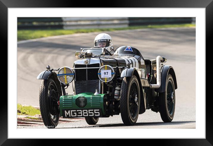 Vintage Motor Sport Racing Framed Mounted Print by Liam Roberts