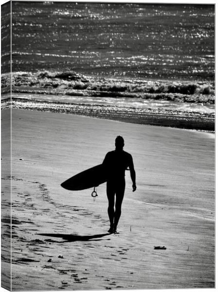 Surfing done Canvas Print by Andy laurence