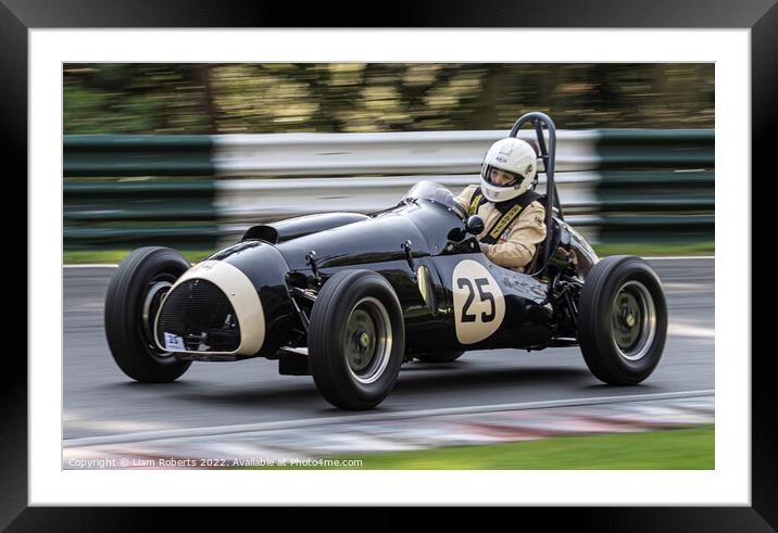 Vintage Motor Sport Club Framed Mounted Print by Liam Roberts