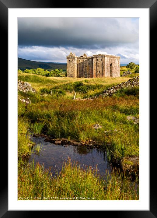 Hermitage Castle, Scottish Borders Framed Mounted Print by Jim Monk