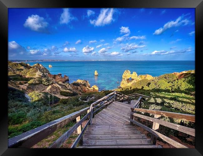 Lagos Algarve Portugal  Framed Print by Andy laurence