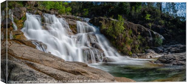 Fecha de Barjas Waterfalls Canvas Print by DiFigiano Photography