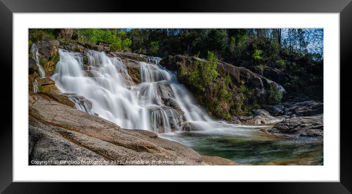 Fecha de Barjas Waterfalls Framed Mounted Print by DiFigiano Photography