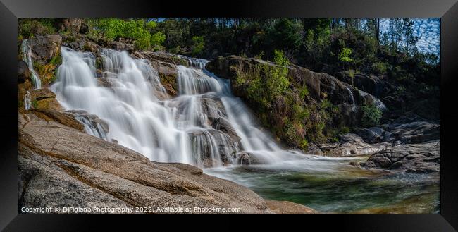 Fecha de Barjas Waterfalls Framed Print by DiFigiano Photography