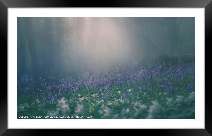 fairy woodland  Framed Mounted Print by Dawn Cox
