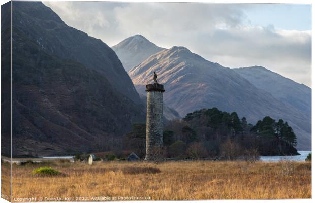 Glenfinnan Monument Canvas Print by Douglas Kerr