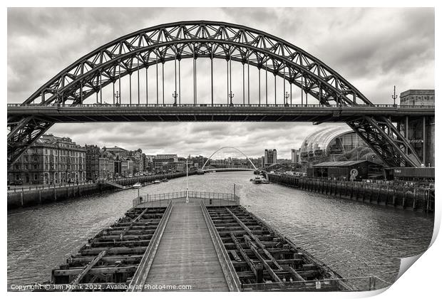 Tyne Bridge Newcastle Print by Jim Monk