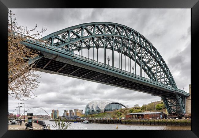 Tyne Bridge, Newcastle Framed Print by Jim Monk