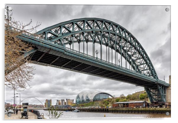 Tyne Bridge, Newcastle Acrylic by Jim Monk