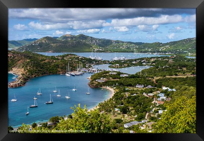 English Harbour, Antigua Framed Print by Jim Monk