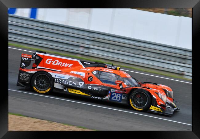 Oreca 07-Gibson Sports Motor Car Framed Print by Andy Evans Photos