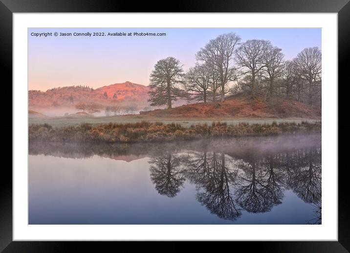 Magical Morning At Elterwater Framed Mounted Print by Jason Connolly