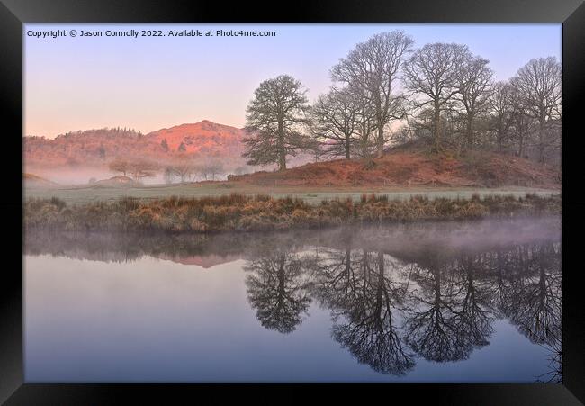 Magical Morning At Elterwater Framed Print by Jason Connolly